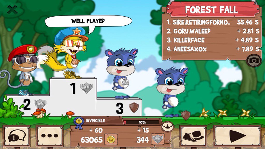 funrun2page's tweet photo. All those guys just got washed #funrun2 #Waleed #KILLERFACE #Aneesaxox fuck i thought this was gonn be the elite https://t.co/8bdIh8N16H