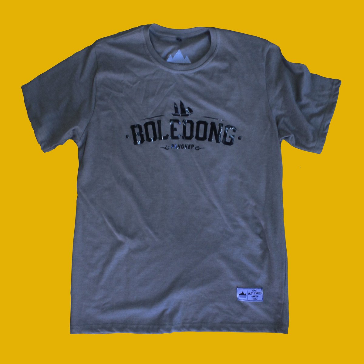 BOLEDONG BOLD | mokka misty | plastisol | ready stock | M, L, XL | harga 85.000