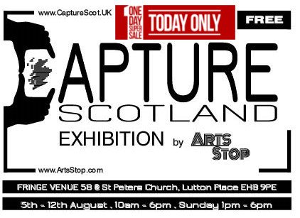 CaptureScot's tweet photo. #sale on now - get a  #bargain #OriginalArt last day till 6pm  #edinburgh @edfestival @edfests venue 58 EH8 9PE https://t.co/UoIRohHVmi