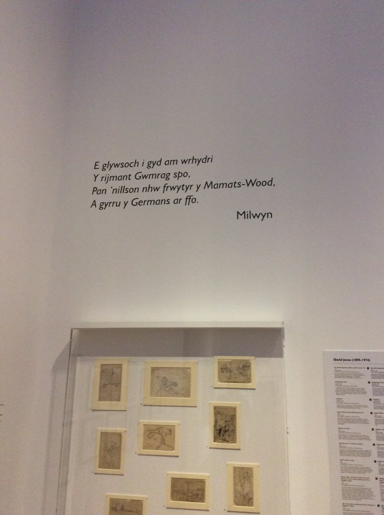 emma_newrick's tweet photo. Dyma'r rhai or llyniau or barddoniaeth sydd yn cael eu arddangos yng @Museum_Cardiff #Takeoverday #diwrnodmeddiannu https://t.co/uxNkBMBRnt