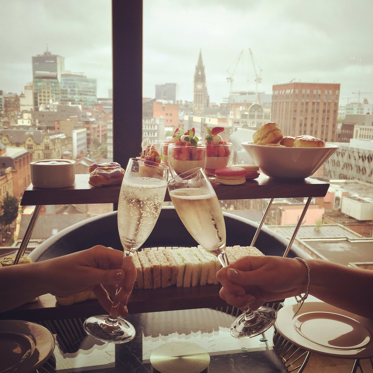 To celebrate #AfternoonTeaWeek we are giving away Champagne Afternoon Tea for 2 in the Lounge. Retweet to enter!