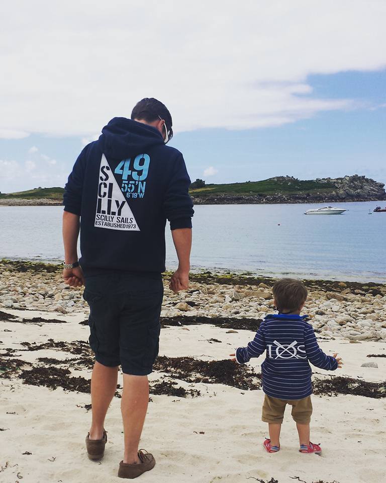 49DegreesScilly's tweet photo. Hoodies and sweats for all the family.  Photo courtesy of a customer. Very busy in store today #cruiseship #Scilly https://t.co/aDb9X54nyW