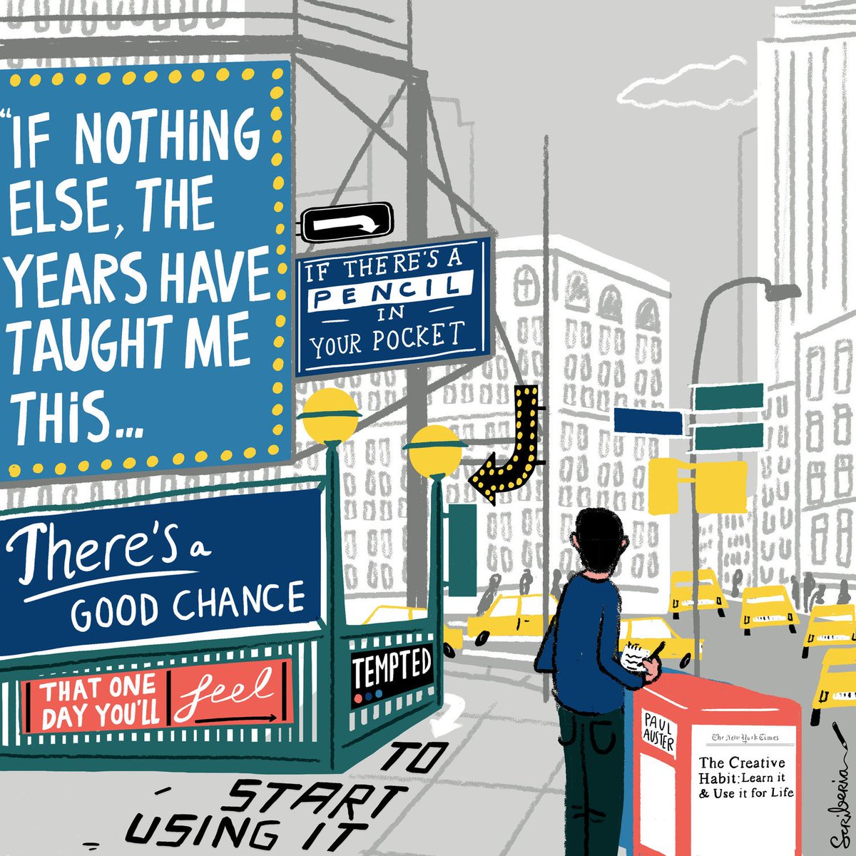scriberian's tweet photo. Why you should always carry a pencil, just in case https://t.co/pROgqkDRTv #visualthinking #lunchtimelesson https://t.co/lvOPNKjQCP
