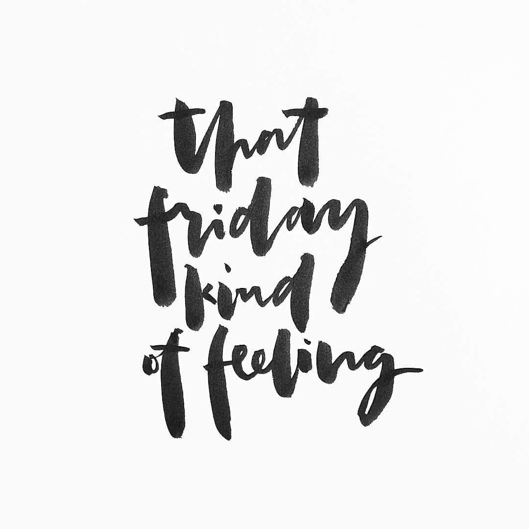 #fridayfeeling