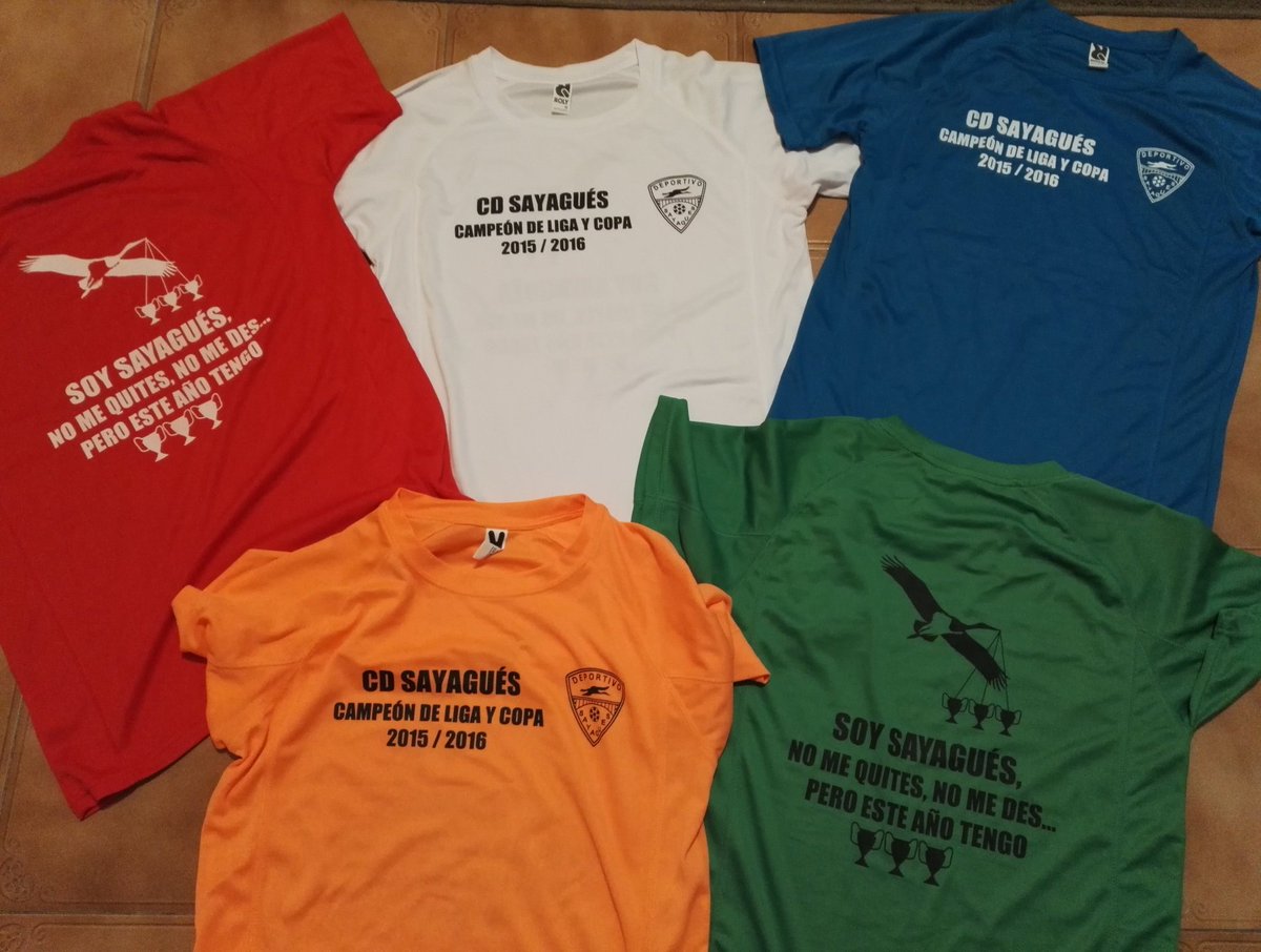 cdsayagues's tweet photo. Camisetas conmemorativas de los títulos de la pasada temporada por 12€.Contactar con Susi(626785116)/Juli(675744508) https://t.co/7OvVeEHfjk