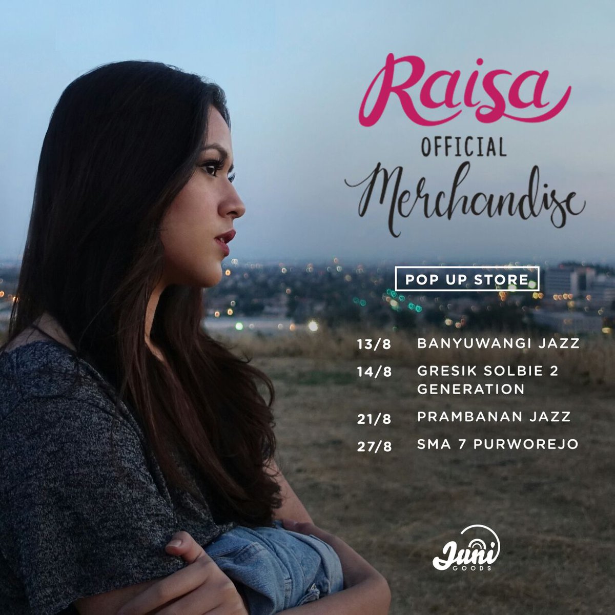 Am so excited to this month's Raisa Official Merchandise Pop Up Store! Come and check their stuffs! <a href="/JuniRecords/">JUNI Records</a> :))