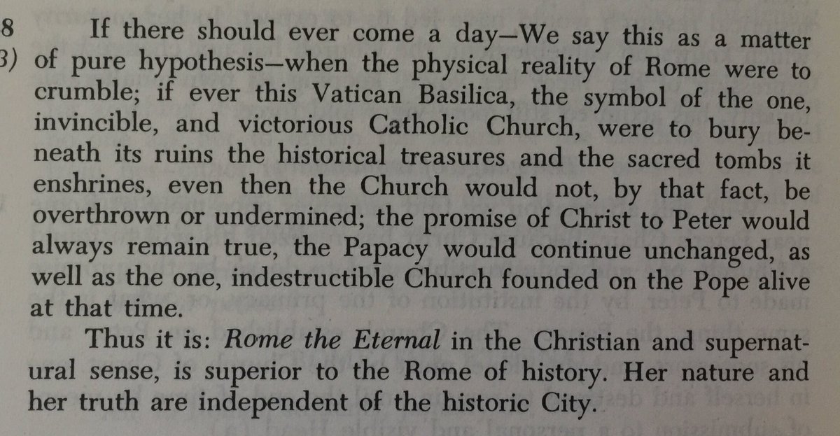 Pius XII on "Rome the Eternal"