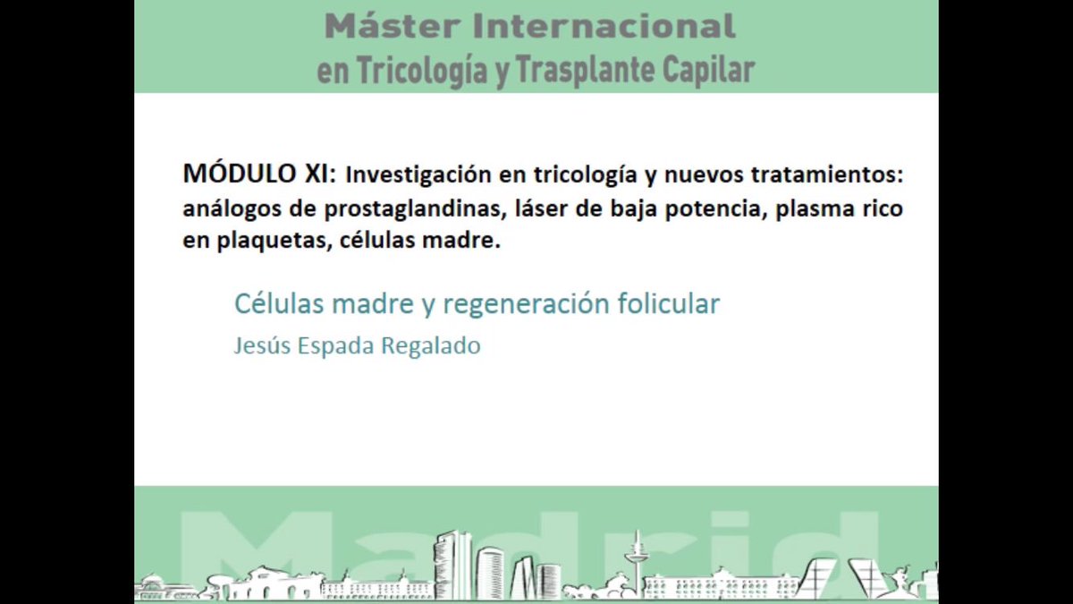 Tras el éxito d la 1ª edición, preparando ya el 2º Máster en Tricología y #TrasplanteCapilar
dermoschool.com/master-interna…