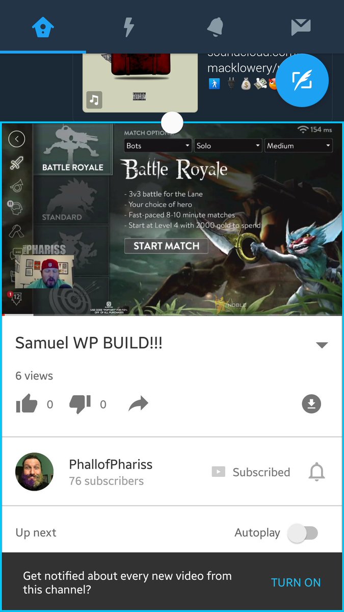 iBreeto's tweet photo. @PhallofPhariss @vainglory subbed! 👍 https://t.co/ZDSGc6GHhy