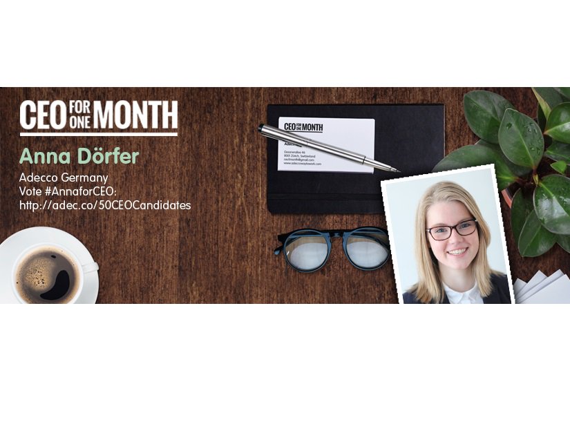 annadoerfer's tweet photo. Please vote for me to join the bootcamp to become Global #CEO1Month @AdeccoGroup: https://t.co/xQaUoi3lMC @Adecco https://t.co/n8xZdHyrzp