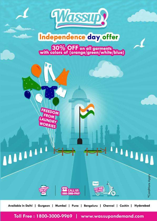 #IndependenceDayOffer
wassupondemand.com 
✔ Android: bit.ly/1MkPPuq
✔ iOS: apple.co/1mHGIim