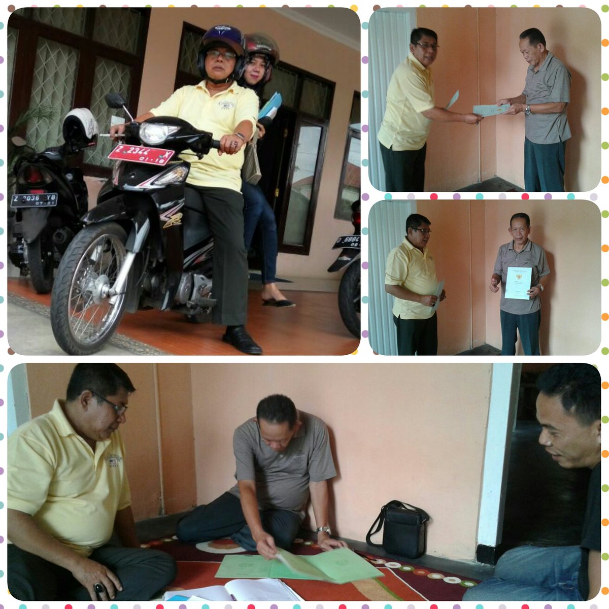 KantahBanjar's tweet photo. Layanan Antar #JumatBerkah Kantah Kota Banjar Kpd. Bapak Pemohon Berusia 70Th. @atr_bpn @djalil_sofyan @atr_jabar https://t.co/esgvZYvvj9