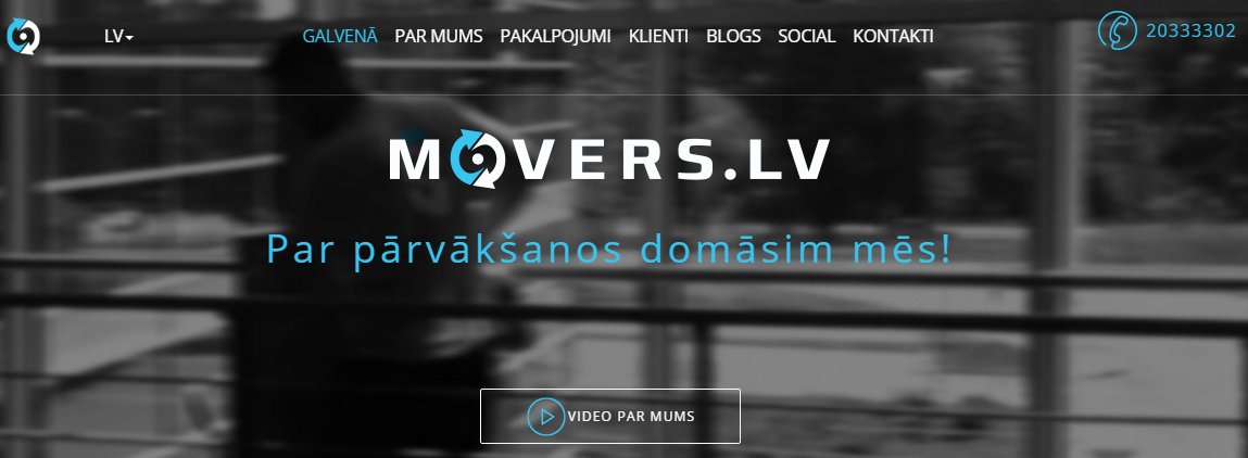 Paldies <a href="/moversLv/">Movers.lv</a> par mūsu "ieziemošanu"! ;) Iesakām  -  viņi ir pārvākšanās profesionāļi! #movers #parvaksanas