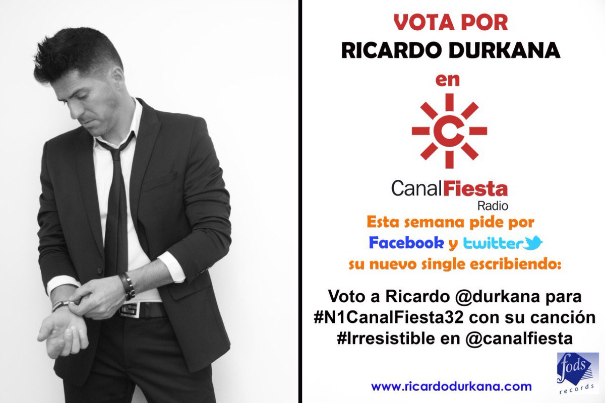 durkana's tweet photo. Ya puedes votar por #Irresistible en #AndaLevantaVerano35 @canalfiesta #N1CanalFiesta32 @ertrivi69 @CarmeloVillar https://t.co/jG5Ls2h7ie