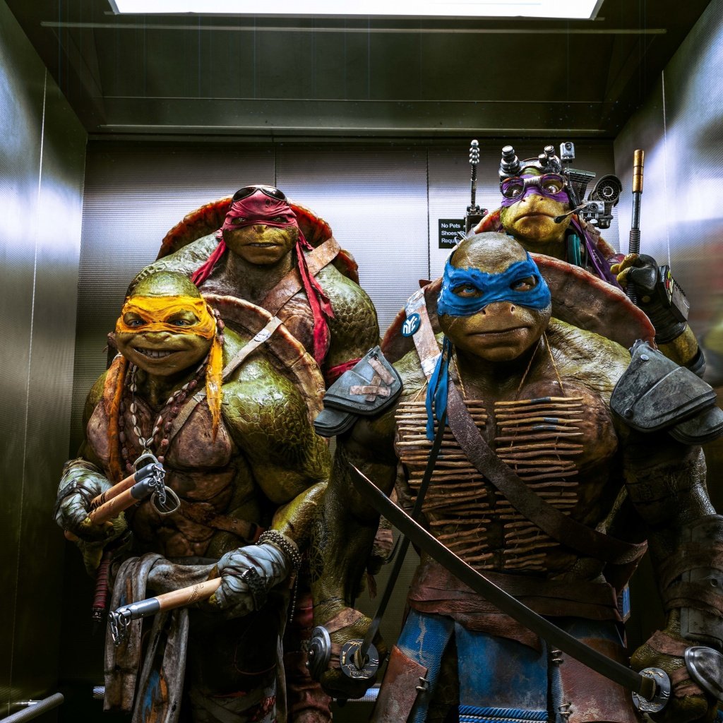 jailmagazine's tweet photo. Gestern haben wir Teenage Mutant Ninja #Turtles2 angeschaut. Witzig war er &amp; wir hatten viel Spaß im Kino 👍 https://t.co/1NvG2qcnz2