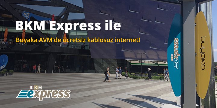 BKMExpress's tweet photo. BKM Express'in akıllı direkleri Buyaka AVM’de ücretsiz olarak kablosuz internet sağlıyor! https://t.co/9sQjqnRrIc