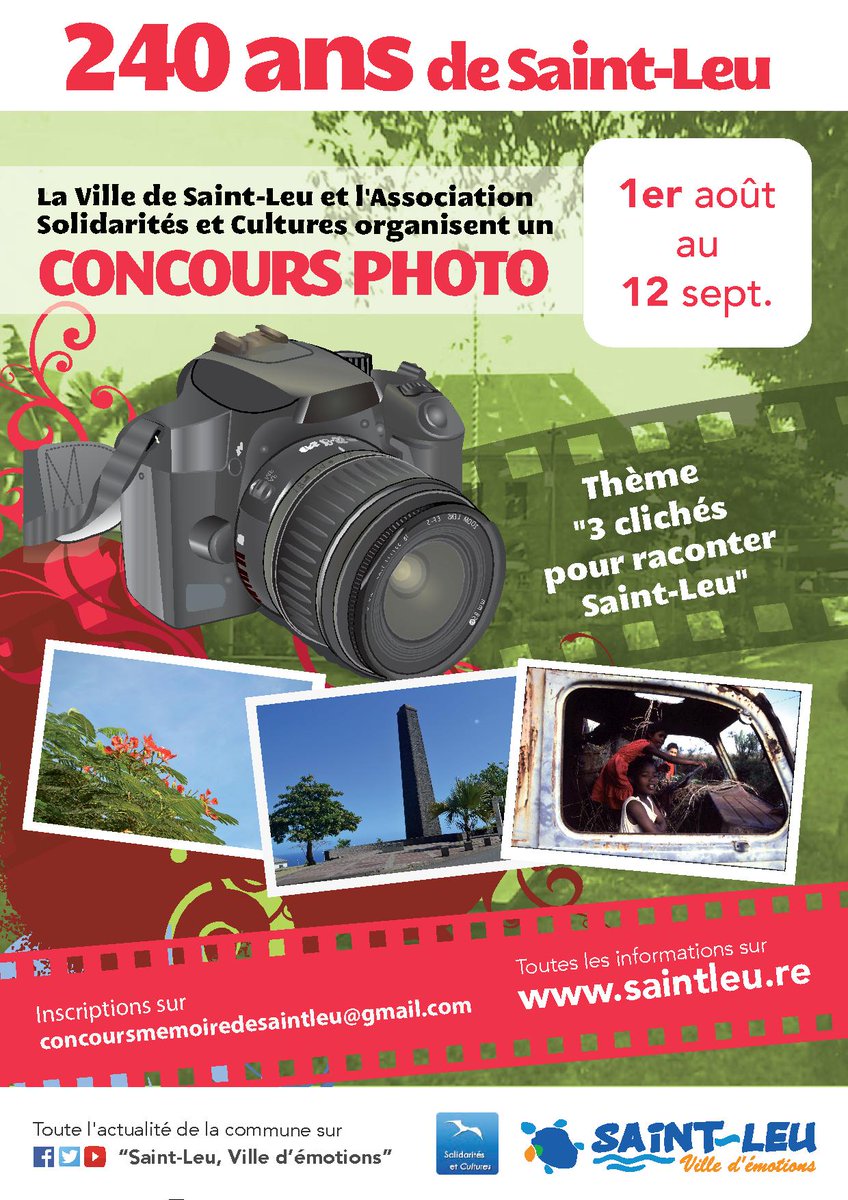 FracReunion's tweet photo. #Concoursphoto organisé par la ville de @SaintLeu974, parrainé par @Agence_VU. Infos : https://t.co/XAzSY4R1NC https://t.co/HlKjFb9aPI