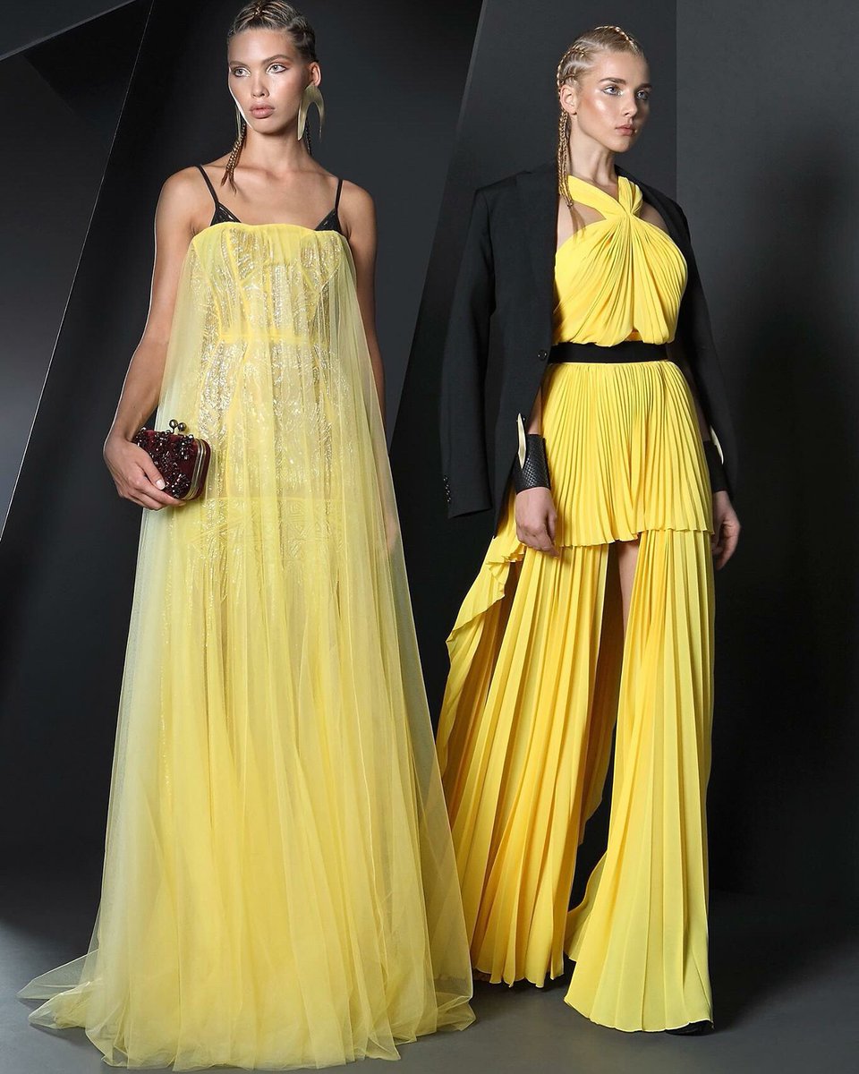 When yellow is all the rage this fall.
#BASILSODA Couture FW16/17