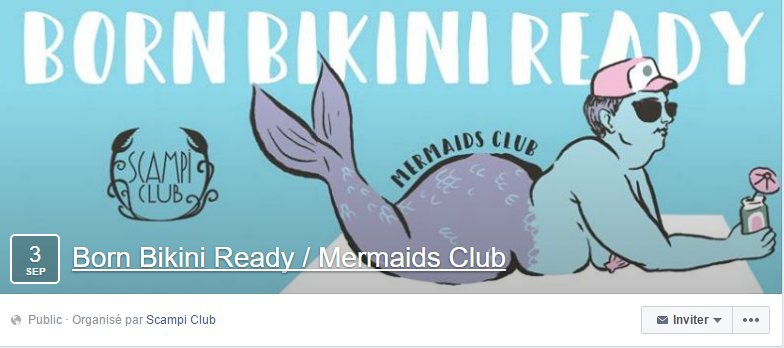 MiroslavToiLesM's tweet photo. La prochaine soirée body positive #BornBikiniReady de @scampi_club ---> le 3 septembre à Paris 🎉😍🌈 Manquez pas ça ! https://t.co/Xlrc1FCa4E