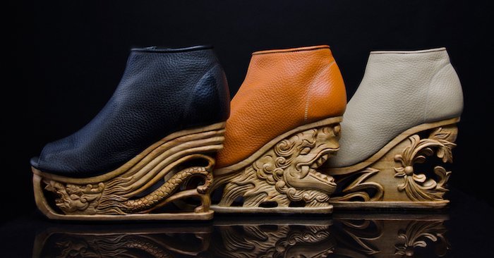 Vietnam'da Pagoda Tekniğiyle Oyulan Sıra Dışı Ahşap Ayakkabı Topukları ift.tt/2bmGgpE