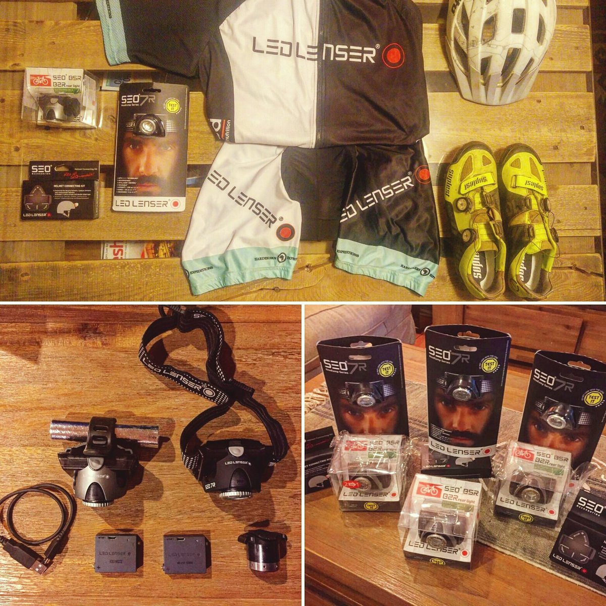 quinvh's tweet photo. Thanks to @LedlenserSA we won't have a problem riding at night on this weekend's #TransBaviaans 🚵

#cycling #gear https://t.co/ZkSKDgNnpH