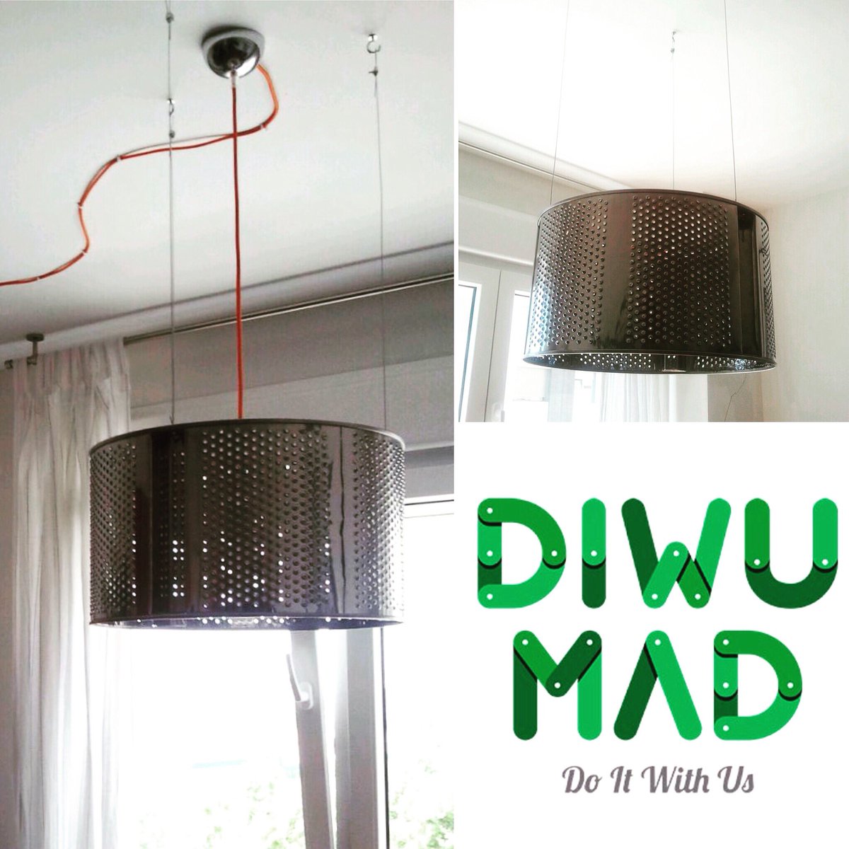 diwumad_'s tweet photo. Reciclando!!!
Lámpara hecha con un tambor de lavadora. #reciclaje #lampara #arte #artereciclado #workcrafts #crafts https://t.co/jH3xRdaExd