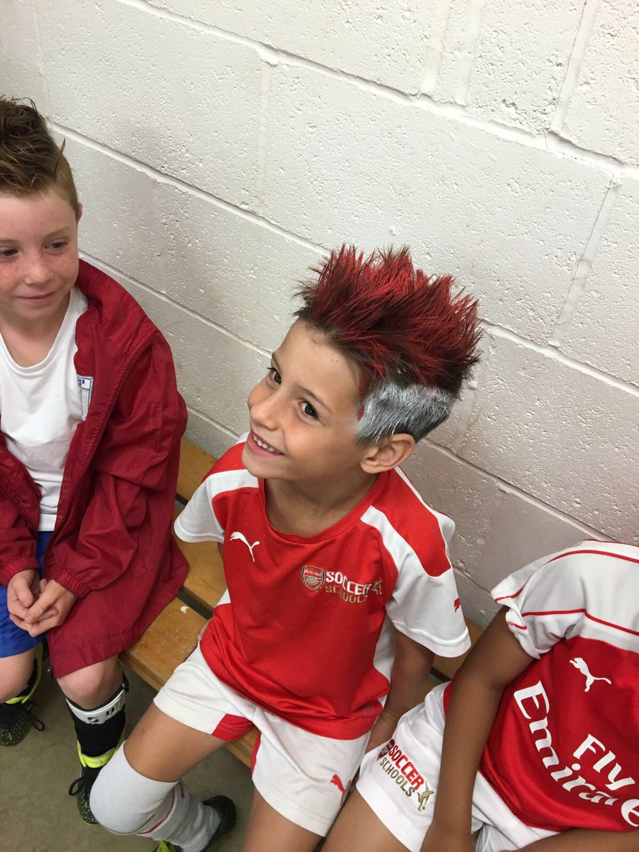 Wacky Hair Thursday next week <a href="/Sportspace1/">Sportspace</a> Longdean in Hemel Hempstead join the fun at playthearsenalway.com/courses/course…