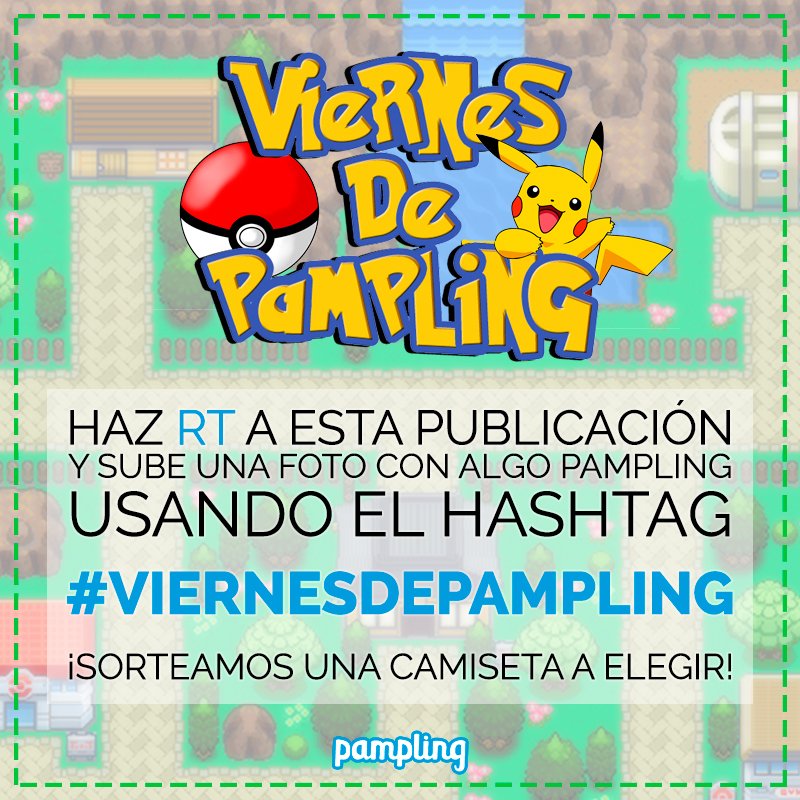 PamplingNews's tweet image. ¡Sorteamos una camiseta! RT y sube una foto con algo Pampling usando el hashtag #ViernesDePampling para participar!