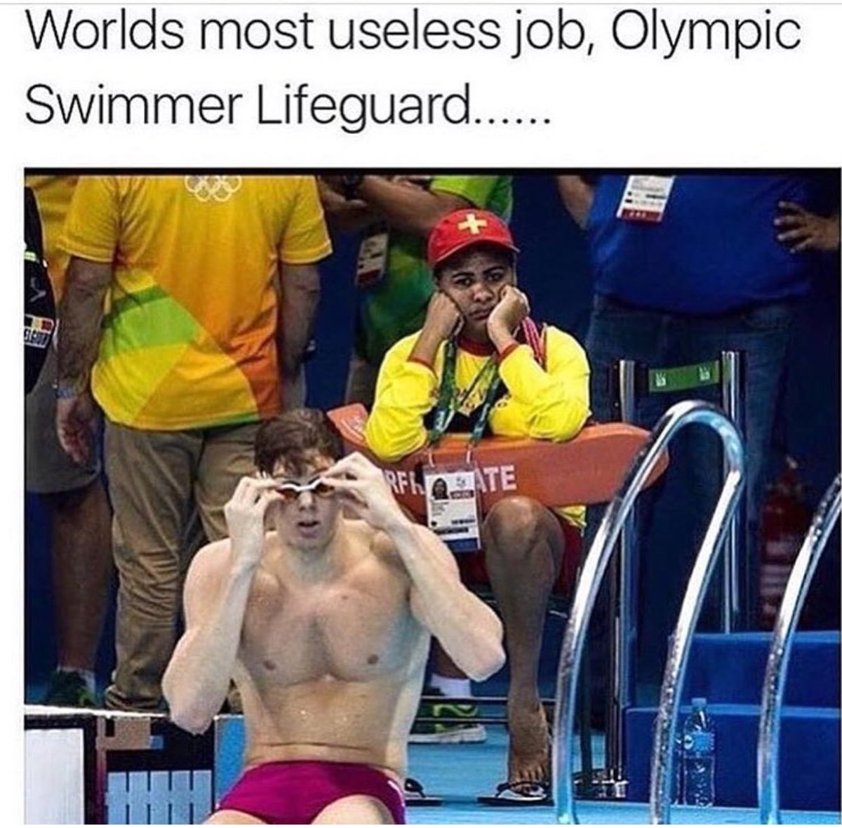 ohighbrid's tweet image. Lol 😂😂 #RioOlympics2016 #swimming #meme