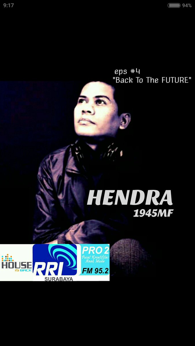 houseisback's tweet photo. Tomorrow!! HIB eps #4 with DJ Hendra 1945MF, Please download RRI Play at Playstore and App Store for live streaming https://t.co/eb6yVpjbGM