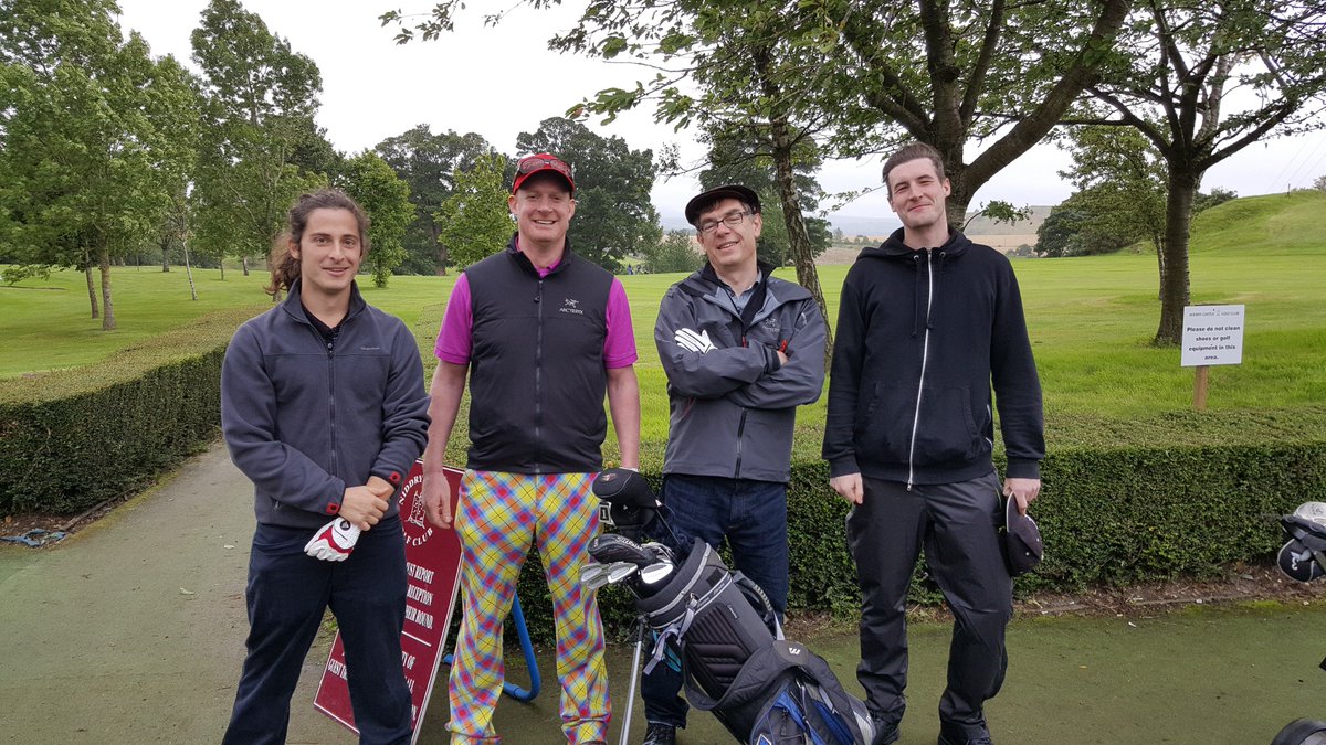 metroecosse's tweet photo. So the groups have been announced and they are heading for the first tee. Good Luck! https://t.co/TFcPCBSuEk