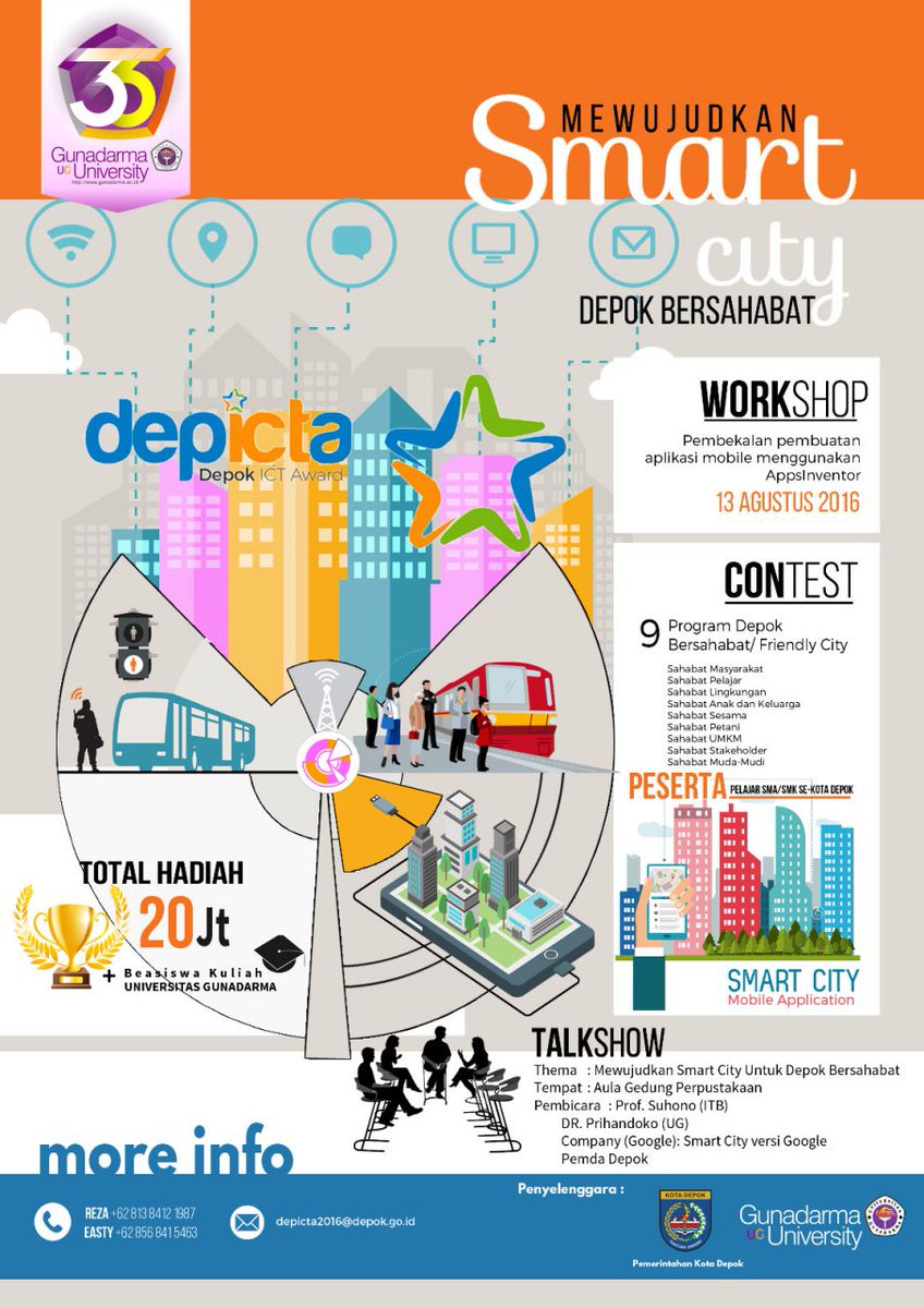 #Depok <a href="/PemkotDepok/">PEMERINTAH KOTA DEPOK | #AyoPakaiMasker</a> Lomba pembuatan Smart City Mobile Application utk SMA/SMK/MA sederajat , check this out !