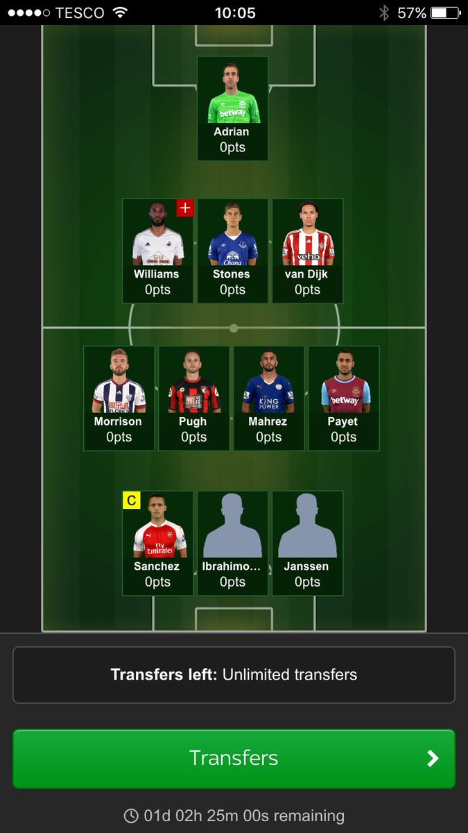 @thepeaksdixie @Jups73 sorry chaps was in a meeting??? #myteam #diddlydeediddlydong #FFL