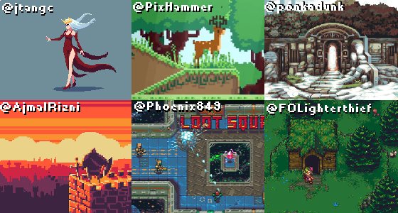 Namatnieks's tweet photo. #FF Check out these awesome devs and artists! @jtangc @PixHammer @ponkadunk @AjmalRizni @Phoenix849 @FOLighterthief https://t.co/80HnjIE15l