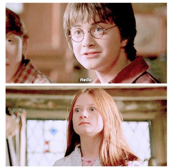 PotterWorldUK's tweet image. When your crush speaks to you