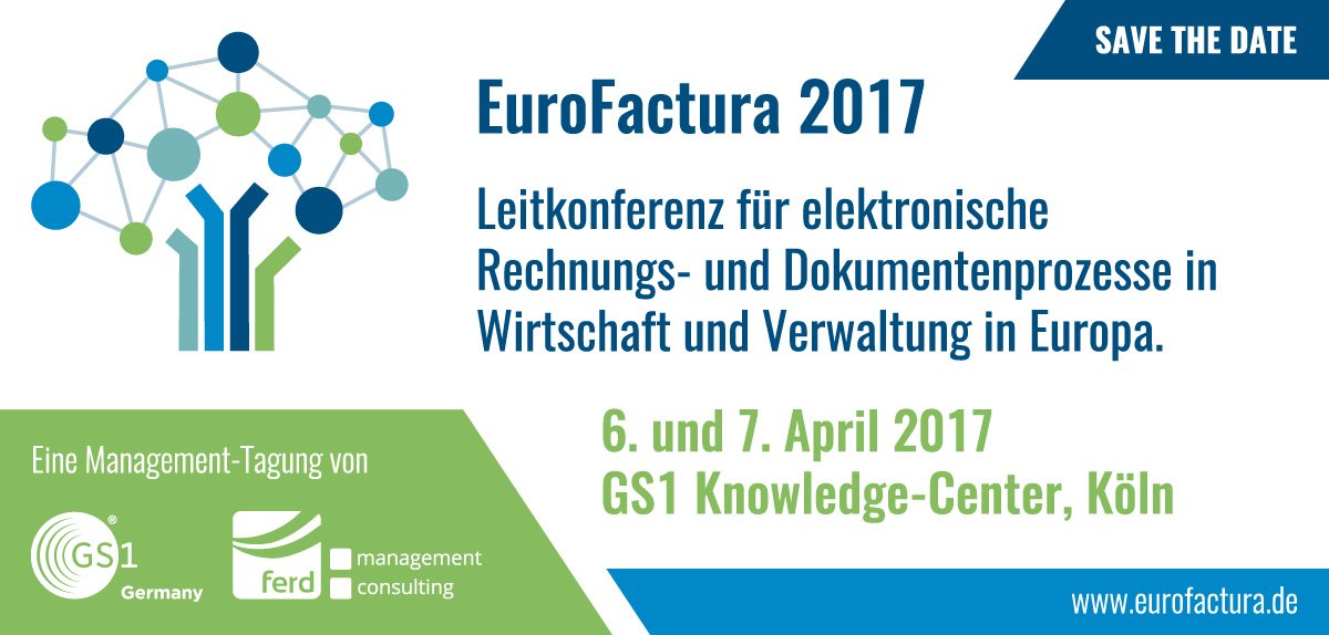 Upcoming 2017 Leitkonferenz #Erechnung #ZUGFeRD #ElektronischeRechnung eurofactura.net #eGov #einvoicing