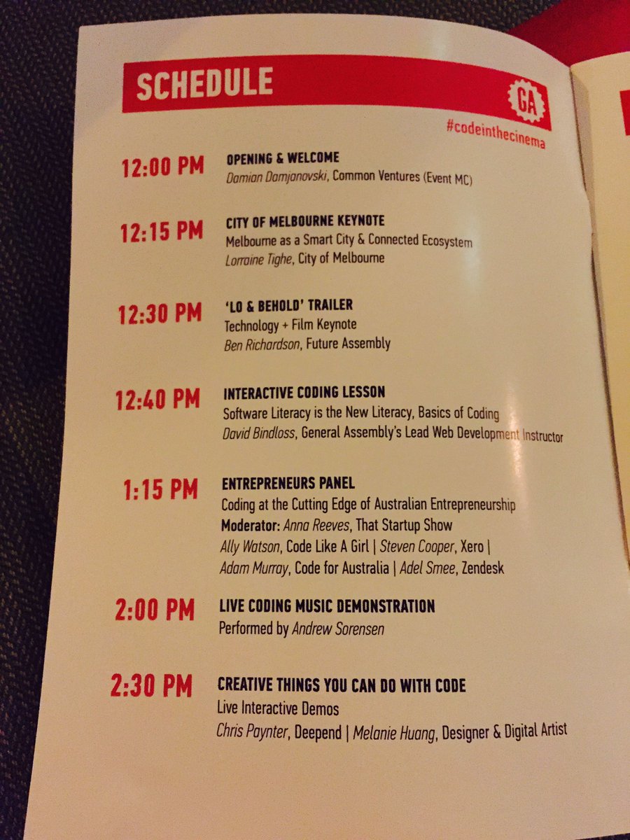 LorrTighe's tweet photo. Thanks @GA for inviting me to keynote this awesome #codeinthecinema event! Inspiring, fun and learnt a few things! https://t.co/O1BbZS87lo