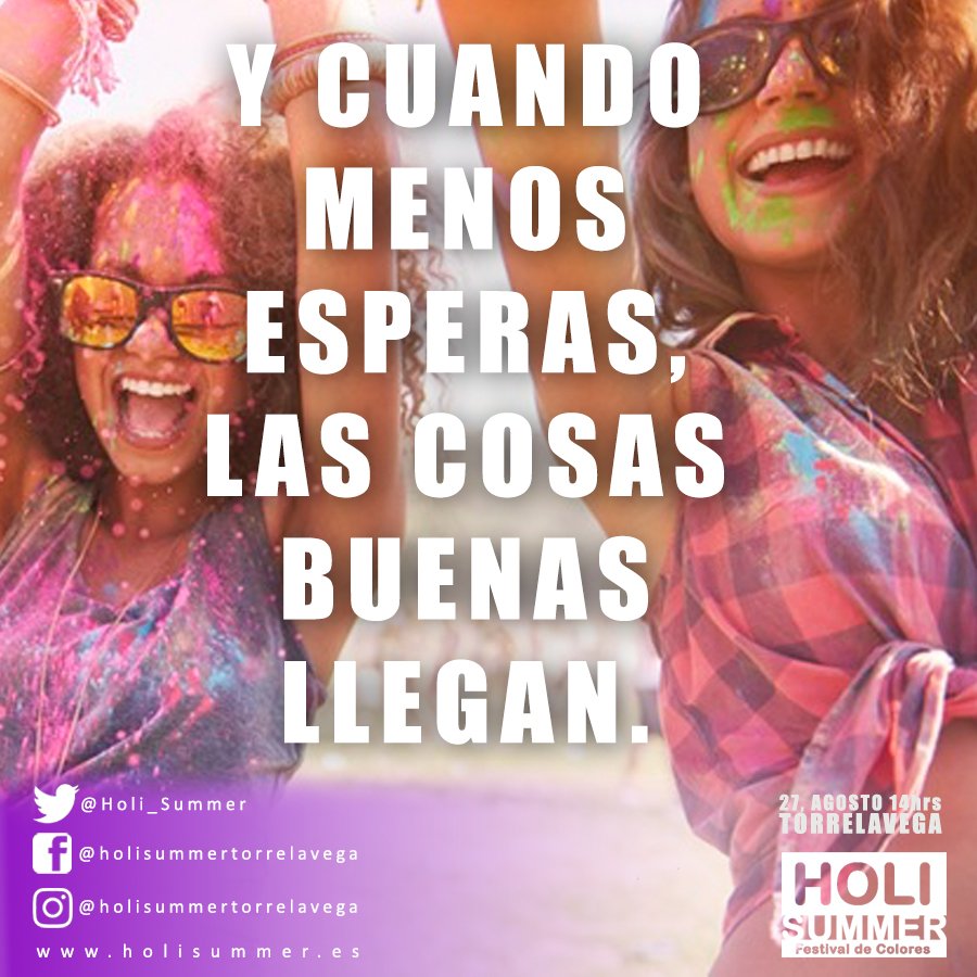 Holi_Summer's tweet photo. Cada día queda menos para la gran fiesta!!!👐👐👐
¡Pon un poco de color a tu día! Entradas 👉👉 https://t.co/3NW99LtwH6 https://t.co/Qdpp0SFfEQ
