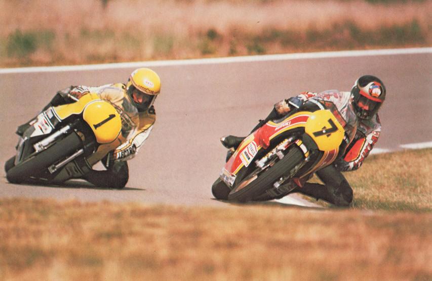 bgmotogp's tweet photo. #OnThisDay in 1979 Kenny Roberts won at Silverstone by 0.03s over Barry Sheene after an epic duel until the last lap https://t.co/uyd8of2qrK