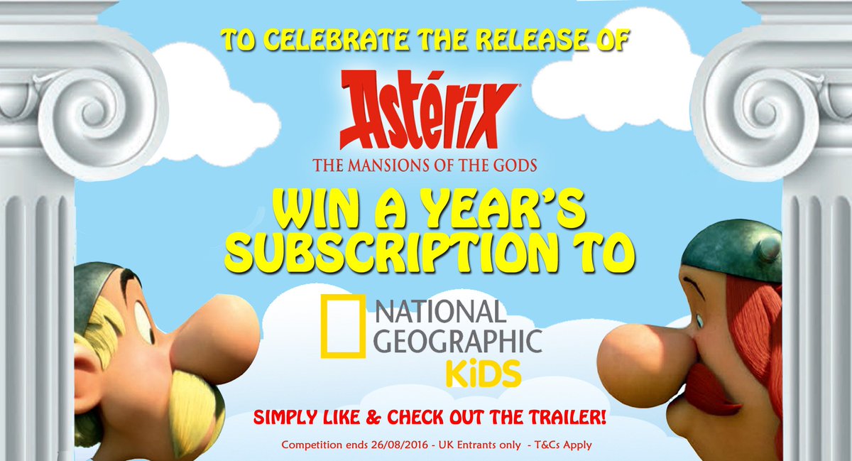 LIKE &amp; RT TO #WIN this #Competition with #nationalgeographic #kids asterixmovie.co.uk IN CINEMAS AUG 19!