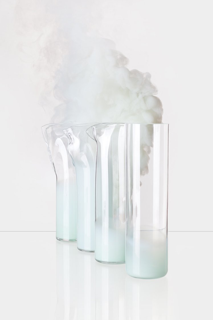 BromptonDesign's tweet photo. Designers #dechem and #okolo with @CzechCentreLnd present Breathless, a #glassmaking installation @L_D_F https://t.co/cI4SABvDCK