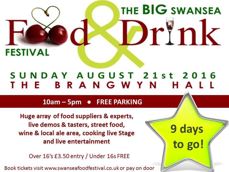 11 days to go. We have some late availability left if any exhibitors want to get in touch #Swansea #foodfestival
