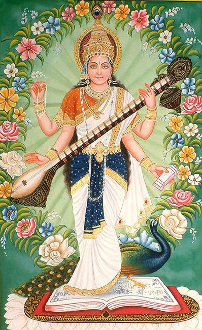KailashVaani9's tweet photo. Saraswati is the Goddess of knowledge, music and the arts. #knowledge #KnowledgeIsPower #MusicMonday https://t.co/C7allSK15N