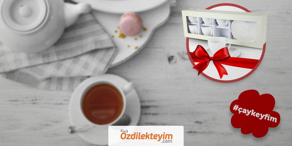 Görseli retweet et, #çaykeyfim için olmazsa
olmaz dediğin arkadaşını etiketle fincan takımı
kazanma şansını yakala!
