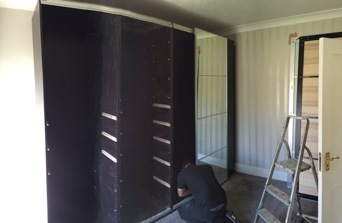 Justflatpack's tweet photo. #reassemble of #pa wardrobe #Chiswick. #flatpackassemblylondon #flatpackbuilders #bestflatpackassemblerslondon https://t.co/dp5ZsNP6JO