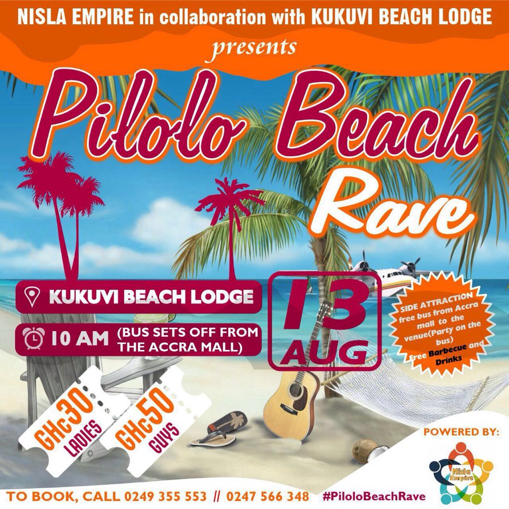 CobblahDennis's tweet photo. All you need to knw abt #PiloloBeachRave https://t.co/BCF4xR6IlS