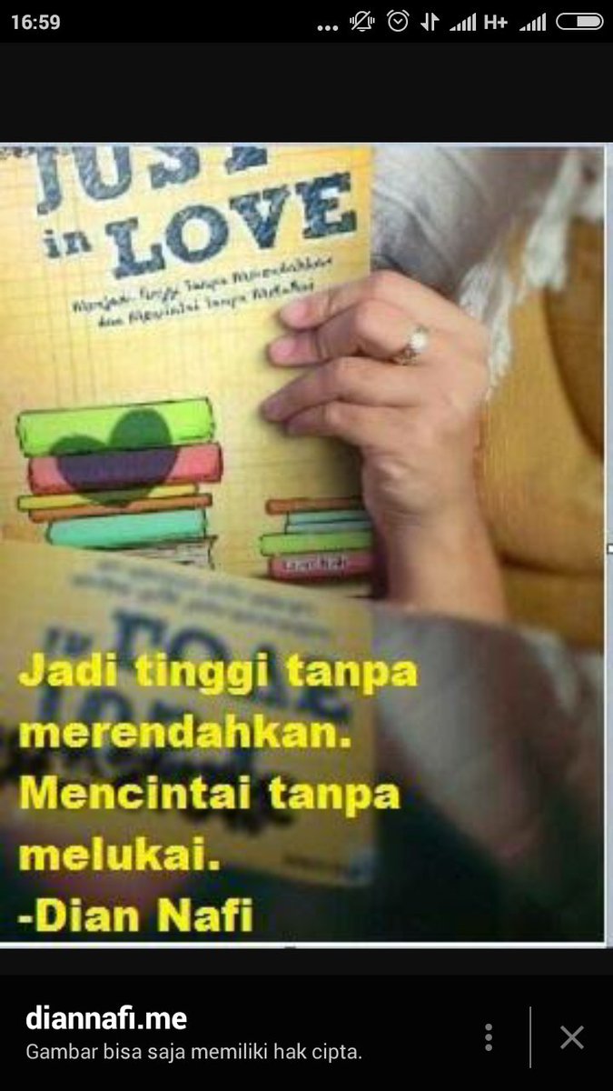 ummihasfa's tweet photo. Ini contoh #PhotoQuote yang teman-teman kirimkan untuk novel #JustInLove Now it's time for #MengejarMukti #KuisDN https://t.co/Wn9cPeWejD