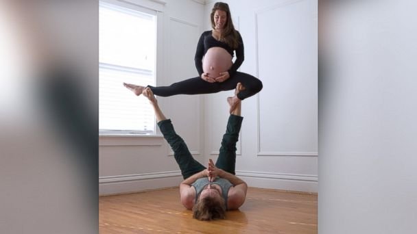 nehadubey013's tweet photo. This Mom's Maternity Yoga is the best thing you will see today !! #MyHealthPartner #Health https://t.co/vjVJvoZ10E https://t.co/O6w5ptlMR0