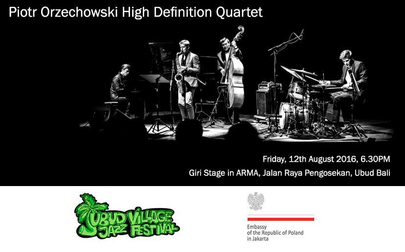 PLdiIndonesia's tweet photo. Tonight's #UVJF2016 performance Polish Jazz band Piotr Orzechowski #HighDefinitionQuartet #Pianohooligan #TGIF #Ubud https://t.co/eeQXSkaGa2