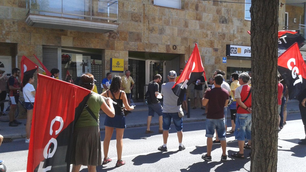 #Correos en lucha!! #LliçadAmunt <a href="/cgt/">CGT</a>